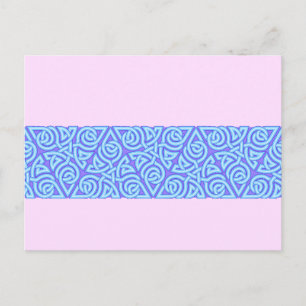 Serene Triangle Knot Band Postkarte
