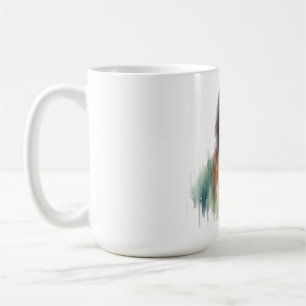 Serene Watercolor Jesus Christus Portrait - Spirit Kaffeetasse