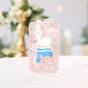 Serene Waters - Spielerisches Muster des Swan Lake Dosenglas