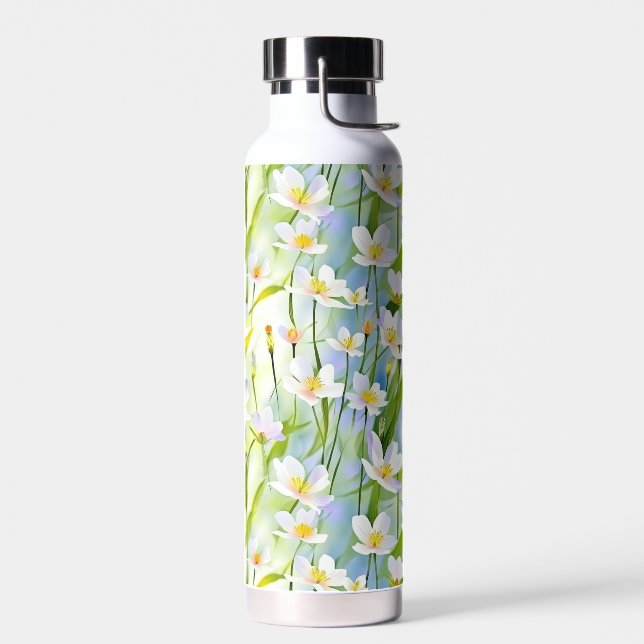 Serene Wildblume   Trinkflasche (Links)