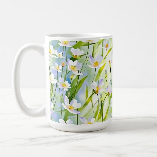 Serene Wildflower Classic Tasse (Links)