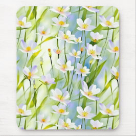 Serene Wildflower   Mousepad