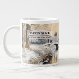 Serene Winter Kensington Gardens London Tasse