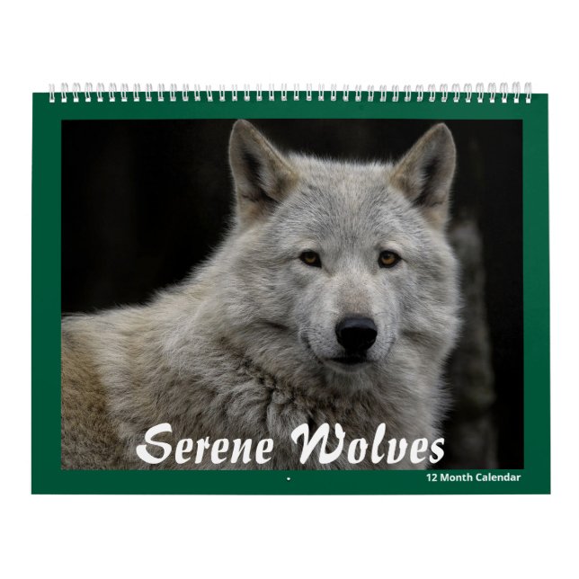 Serene Wolves Kalender (Titelbild)