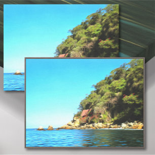 Serene Yelapa 0758 Art Leinwanddruck