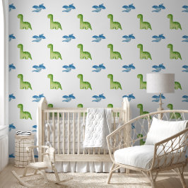 Serener Wasser-Dinosaurier Tapete