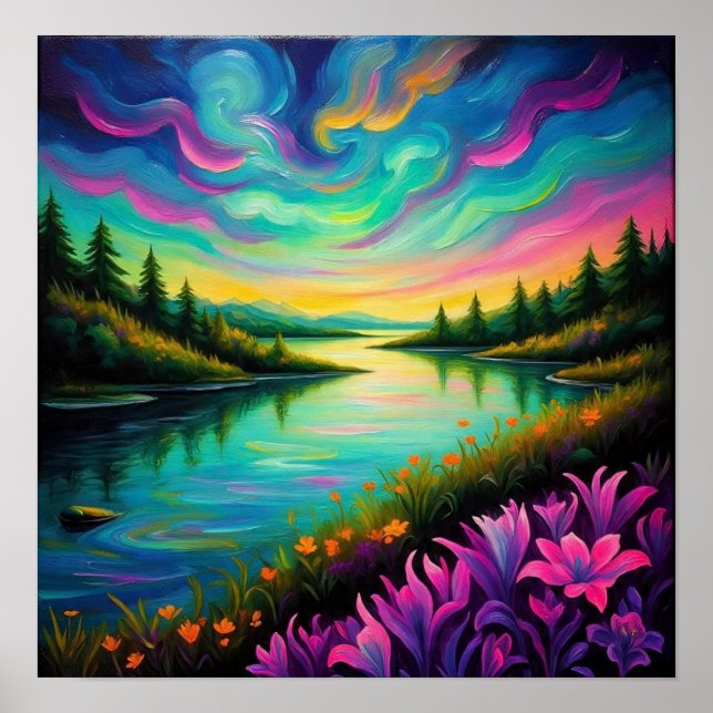 SereneRiverReflections Poster (Vorne)