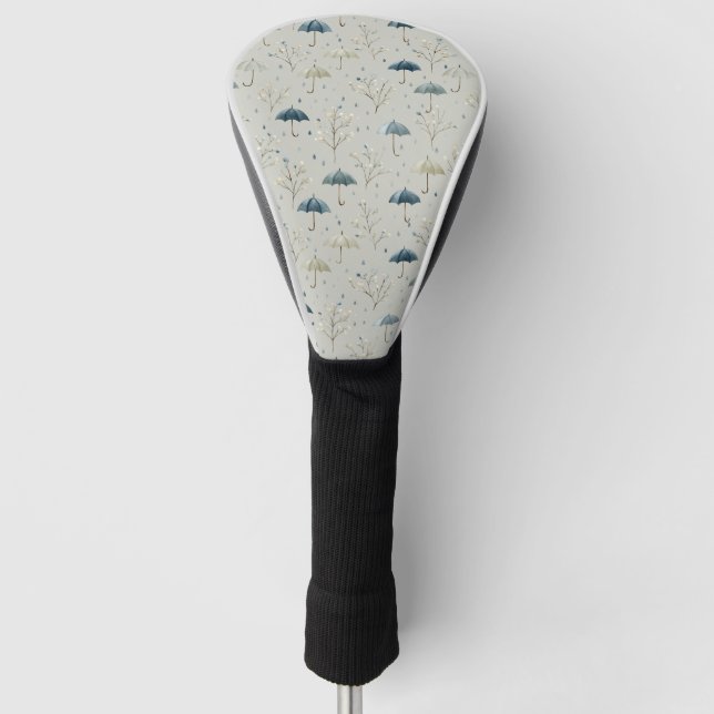 Serenes Regenbogengarten-Blumenmuster (11) Golf Headcover (Vorderseite)