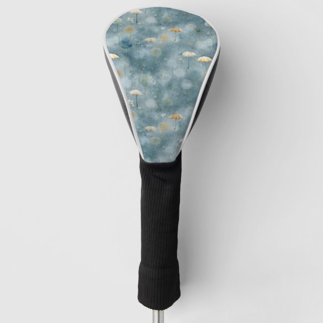 Serenes Regenbogengarten-Blumenmuster (6) Golf Headcover (Vorderseite)