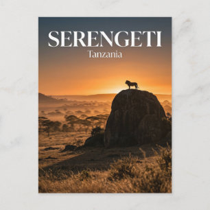 Serengeti, Arusha, Mara-Region Postkarte