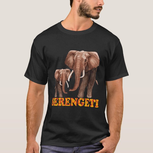 Serengeti Elephant T-Shirt (Vorderseite)