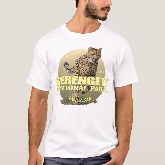 Serengeti National Park (Cheetah) WT T-Shirt (Vorderseite)
