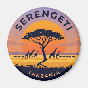 Serengeti-Nationalpark Tansania Magnet