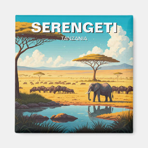 Serengeti Nationalpark Tansania Magnet