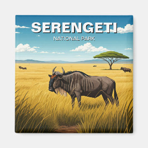 Serengeti Nationalpark Tansania Postcard Magnet