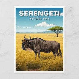 Serengeti Nationalpark Tansania Postcard Postkarte