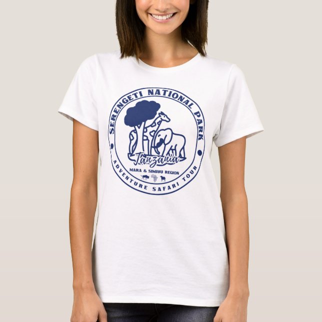 Serengeti Nationalpark Tansania Safari T-Shirt (Vorderseite)