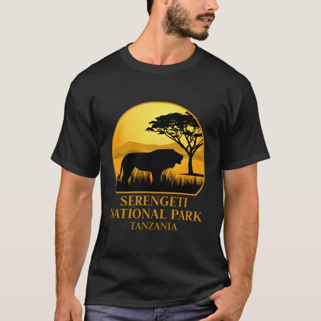 Serengeti Nationalpark Tansania T-Shirt (Vorderseite)