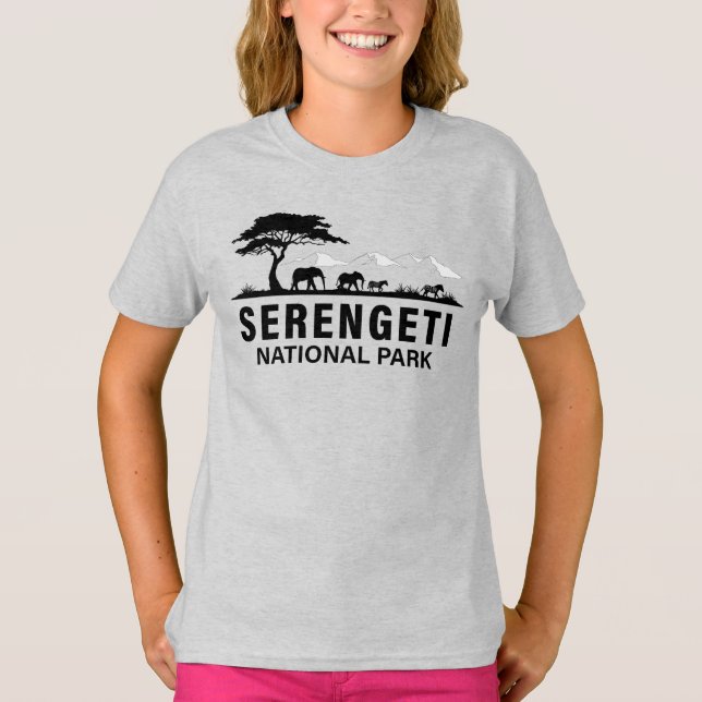 Serengeti Nationalpark Tansania T-Shirt (Vorderseite)