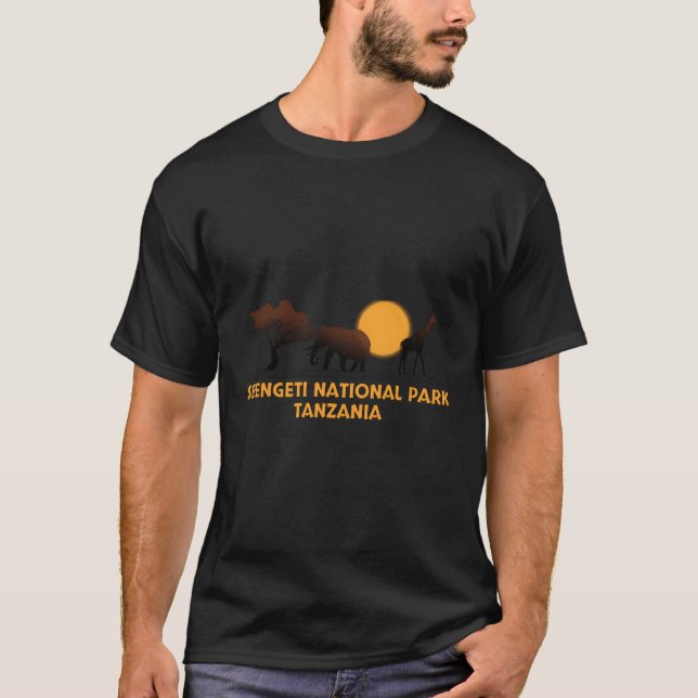 Serengeti Nationalpark Tansania T-Shirt (Vorderseite)