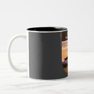 Serengeti-Nationalpark Zweifarbige Tasse