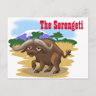 Serengeti Postkarte