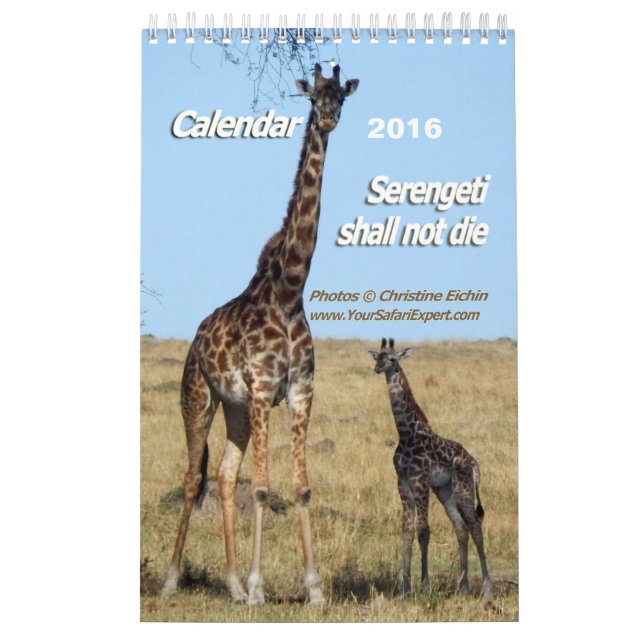 Serengeti soll nicht die Kalender (Titelbild)