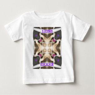 Serengeti Splendor: Vibrant Animal Hide Artistry Baby T-shirt