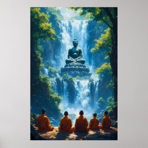 Serenität der fünf Mönche Poster