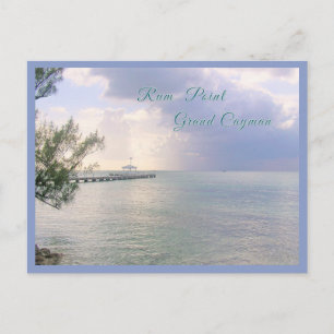 "Serenity at Rum Point Pier, Grand Cayman" Postkarte