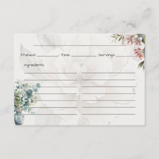 Serenity Basic Rezept Card Begleitkarte