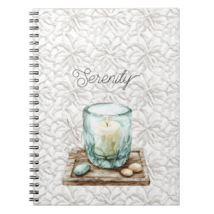 Serenity Beach Kerzensteine Notizblock