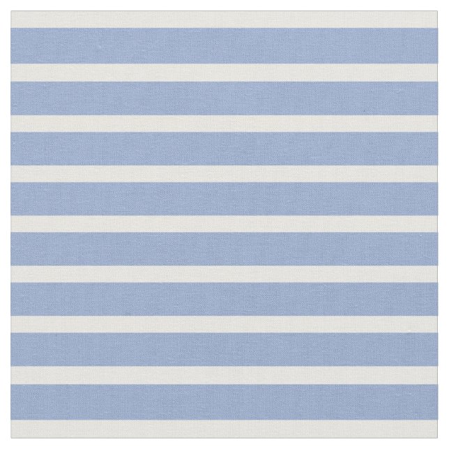 Serenity Blue & White Fine Strip Stoff (Nahaufnahme)