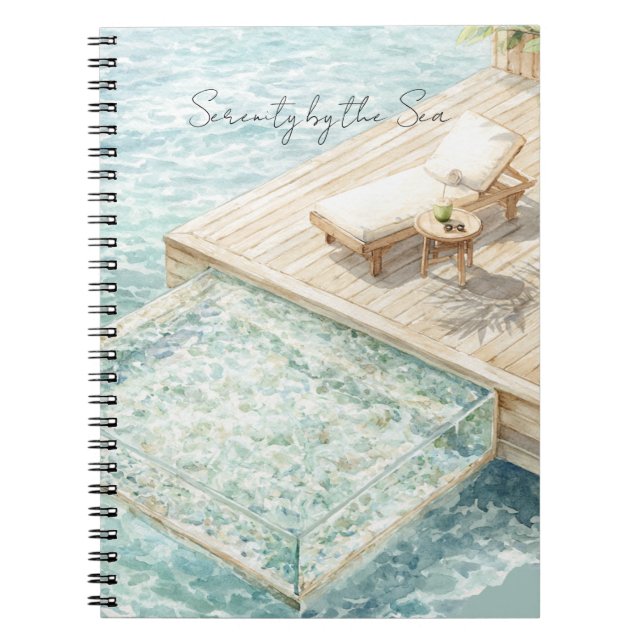 Serenity By The Sea   Notizblock (Vorderseite)