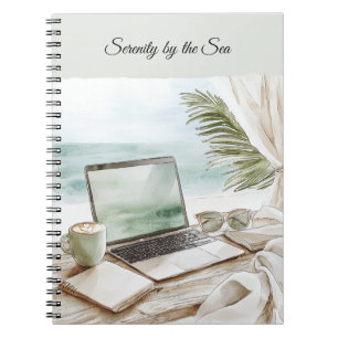 Serenity by the Sea Ozeanblick Notizblock