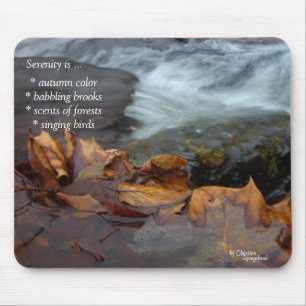 Serenity Creek Blätter Mousepad
