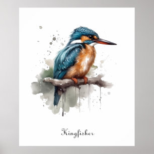 Serenity des Eisvogels, anpassbar Poster