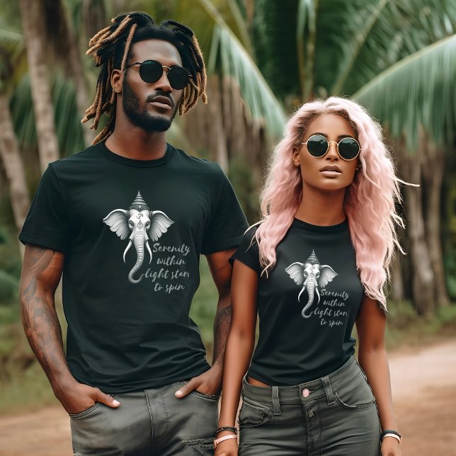 Serenity Elephant Spirit T-Shirt T - Shirt (Von Creator hochgeladen)