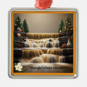 "Serenity Falls" Ornament Aus Metall
