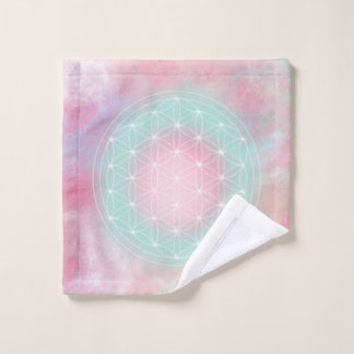 serenity flower of life waschlappen