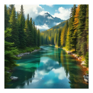 Serenity Fluss Fotodruck