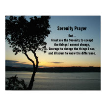 Serenity Gebet Abend Sunset Fotografie