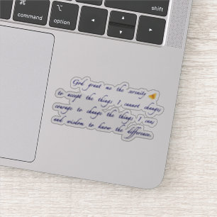 Serenity-Gebet Aufkleber