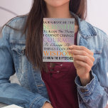 Serenity Gebet farbenfrohe Regenbogen Magnetkarte<br><div class="desc">Glossy,  5.6 x 4.25 Magnetkarte,  die das Foto eines farbenfrohen Regenbogens mit den Worten des inspirierenden Gebets zur Gelassenheit zeigt und sich perfekt für Ihre Kühlschrank-Tür oder jede andere Metalloberfläche eignet,  um Ihnen eine tägliche Inspiration zu geben.</div>
