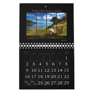 Serenity Gebet Gott Grant Quote Slogan Erholung Kalender