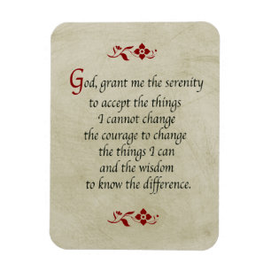 Serenity-Gebet/Vintage Art Magnet