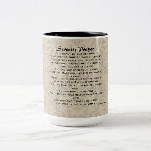 Serenity-Gebet Zwei-Tonte Tasse