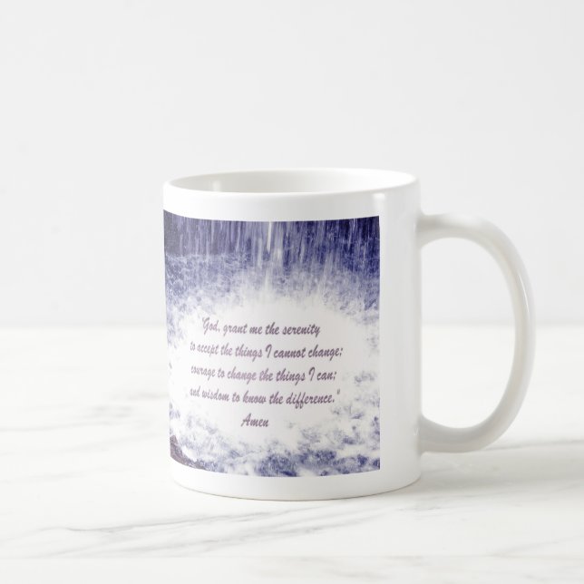 Serenity-Gebets-Wasserfall-Tasse Tasse (Rechts)
