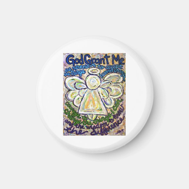 Serenity Gedicht Angel Custom Kühlschrankmagnet Magnet (Vorne)