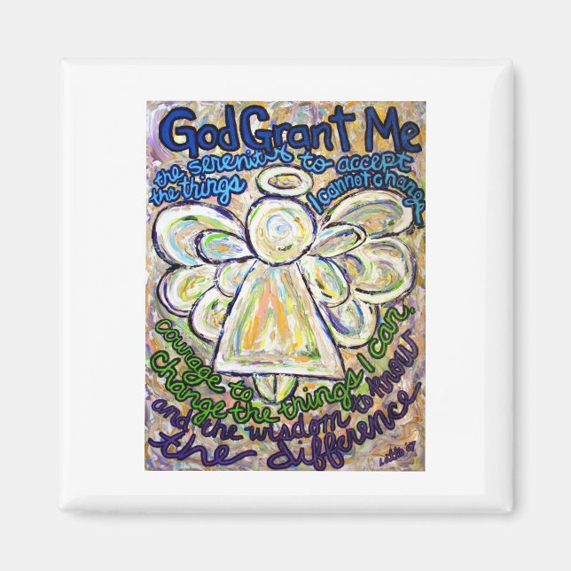 Serenity Gedicht Angel Custom Kühlschrankmagnets Magnet (Vorne)